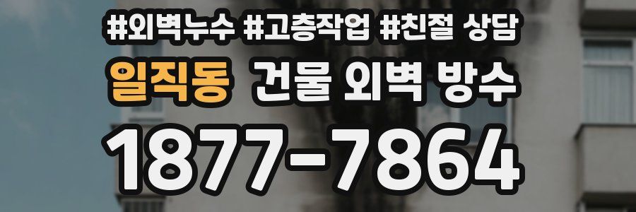 일직동 건물 외벽 방수