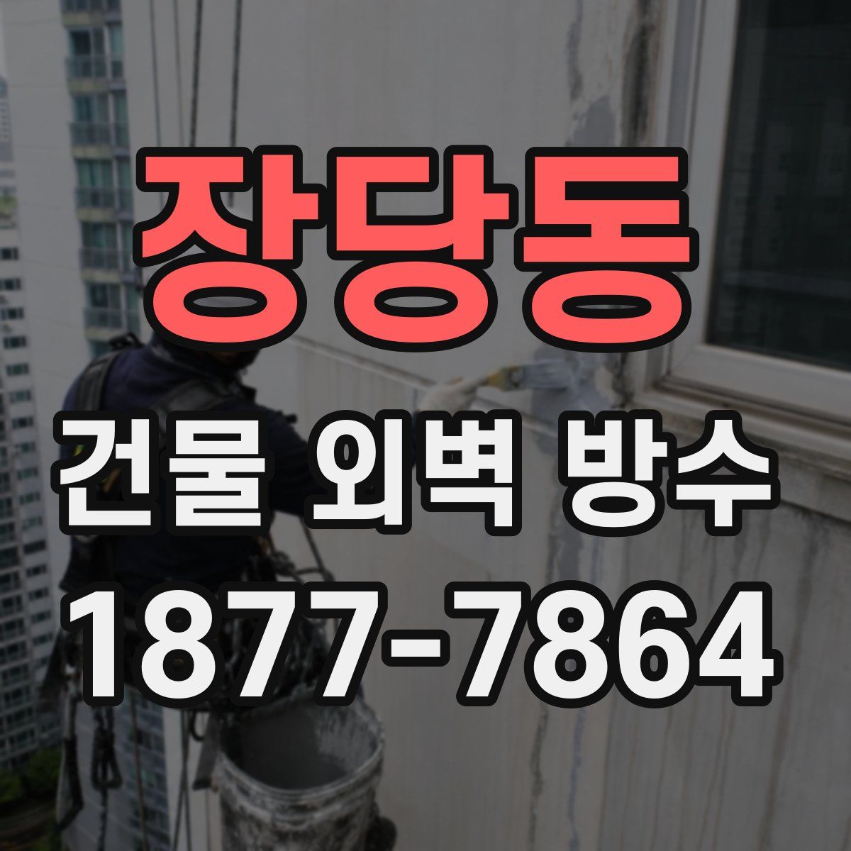 장당동 건물 외벽 방수