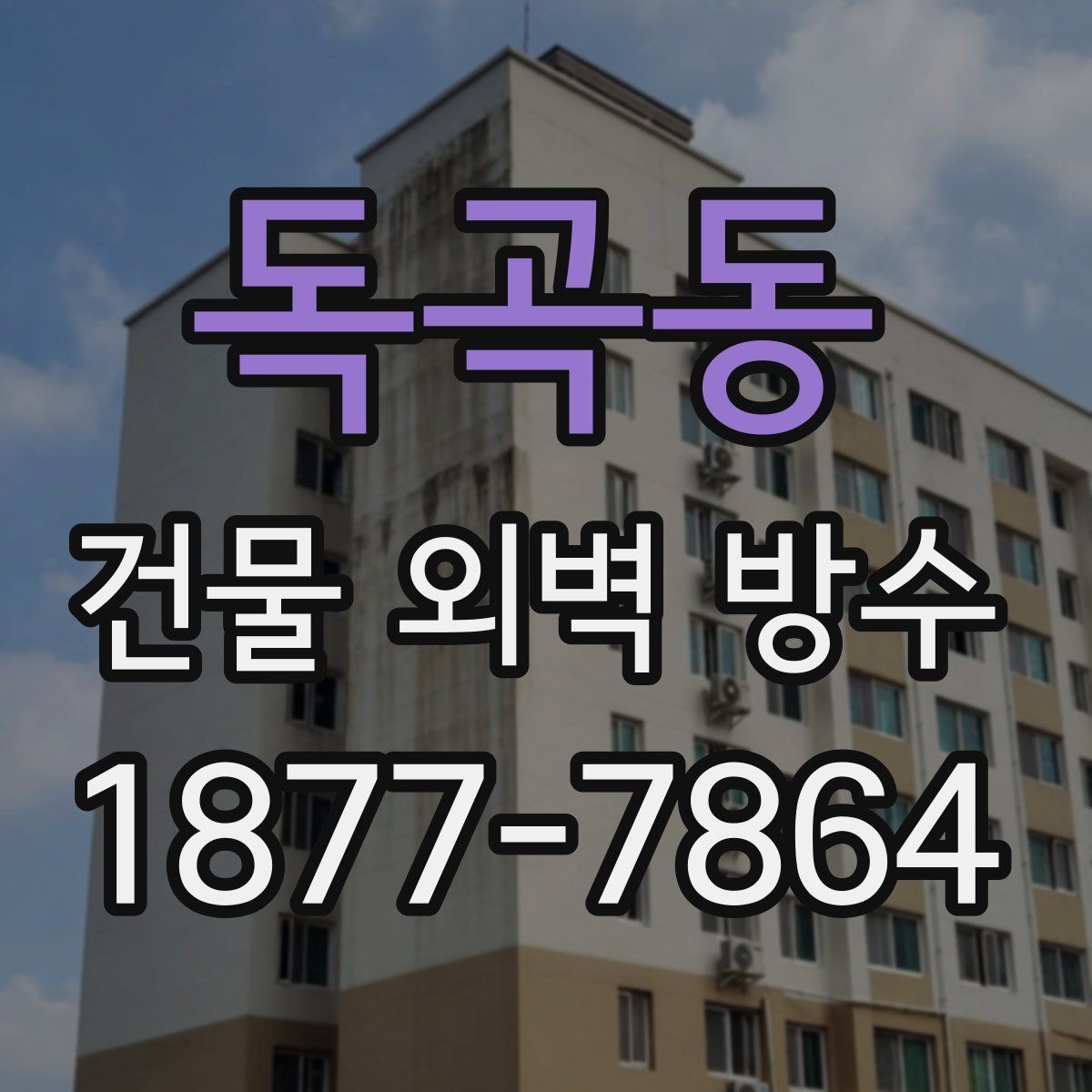 독곡동 건물 외벽 방수 전문가 상담 전에 준비할 질문