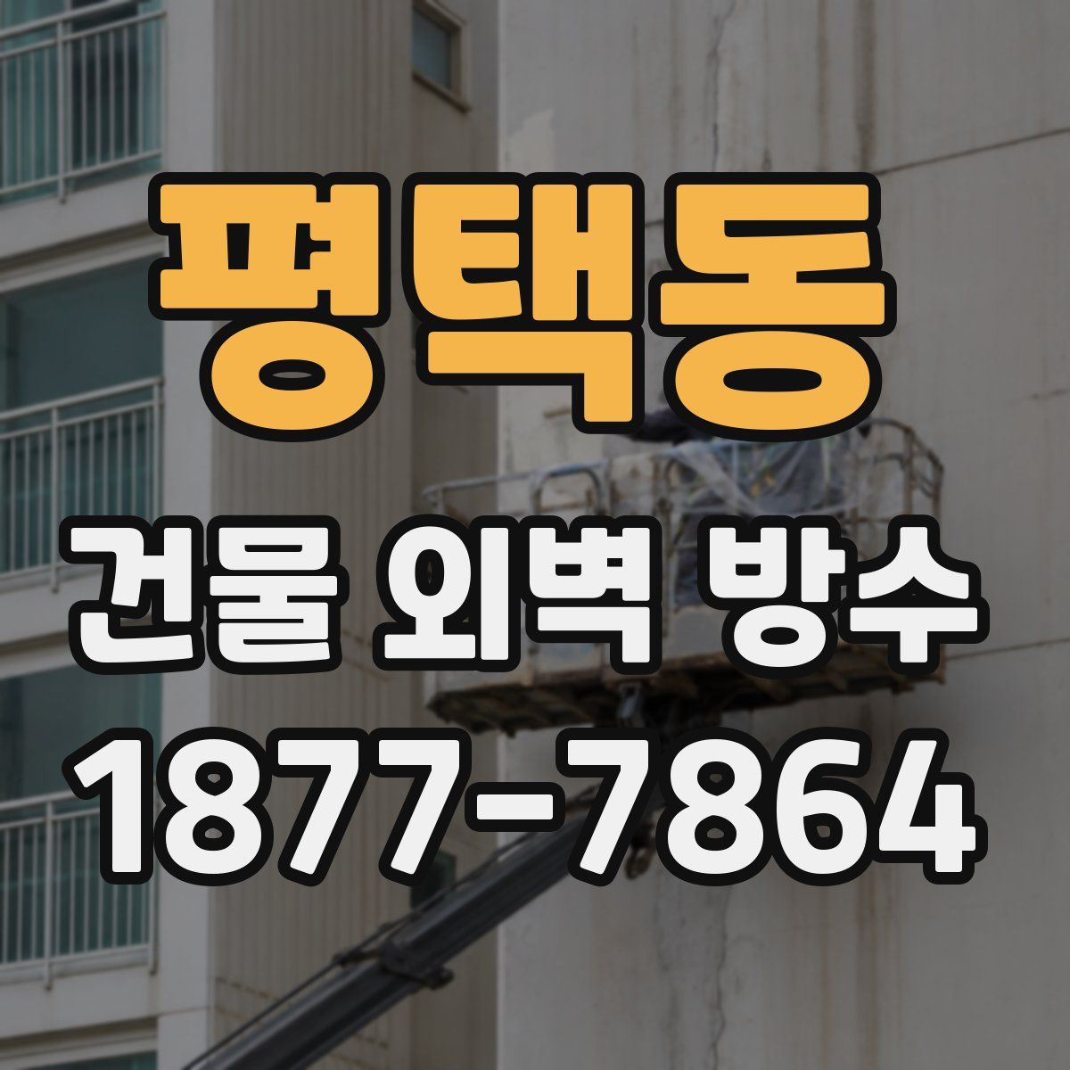 평택동 건물 외벽 방수
