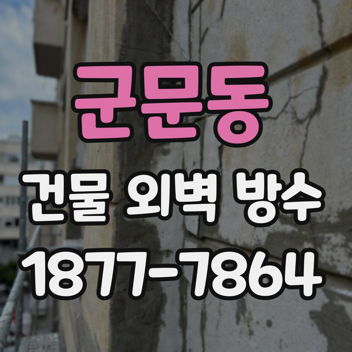 군문동 건물 외벽 방수