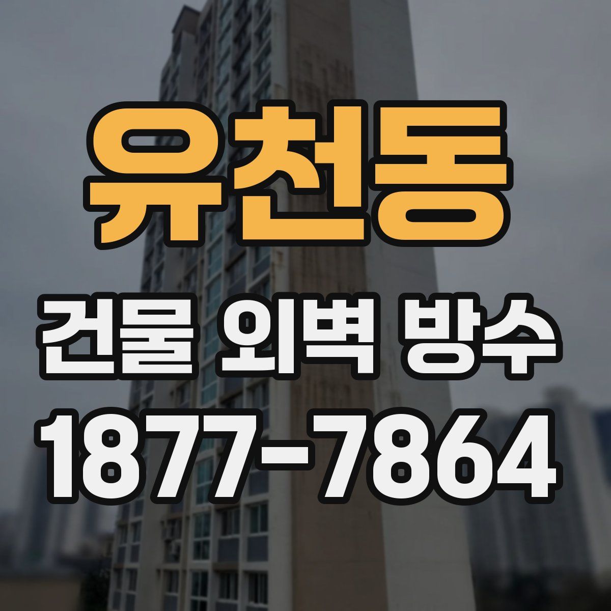 유천동 건물 외벽 방수