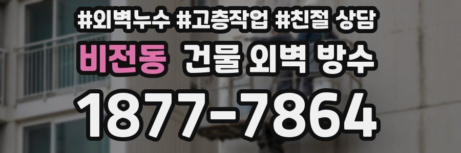 비전동 건물 외벽 방수