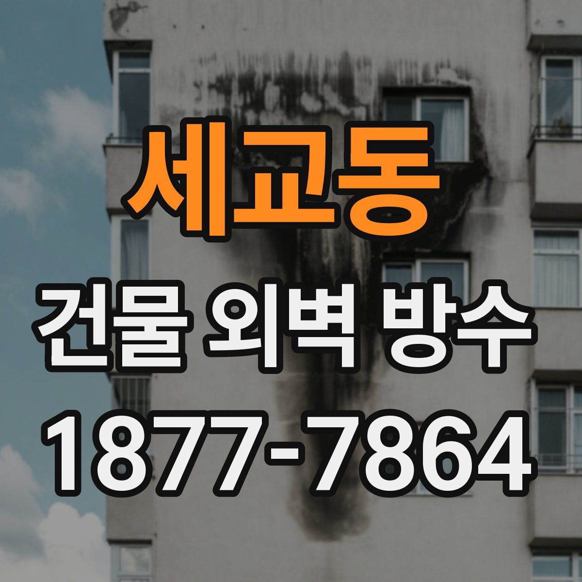 세교동 건물 외벽 방수