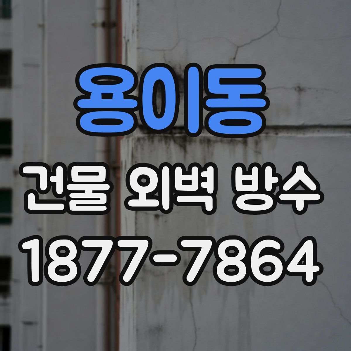 용이동 건물 외벽 방수