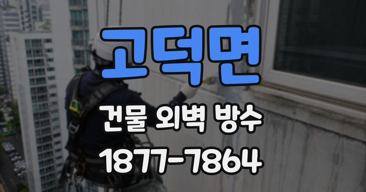 고덕면 건물 외벽 방수