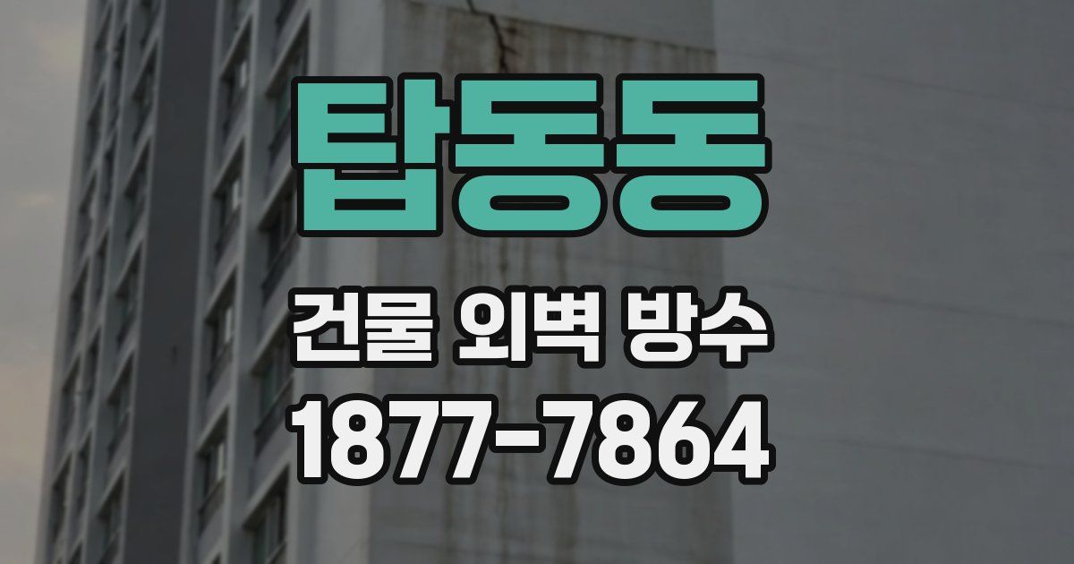 탑동동 건물 외벽 방수