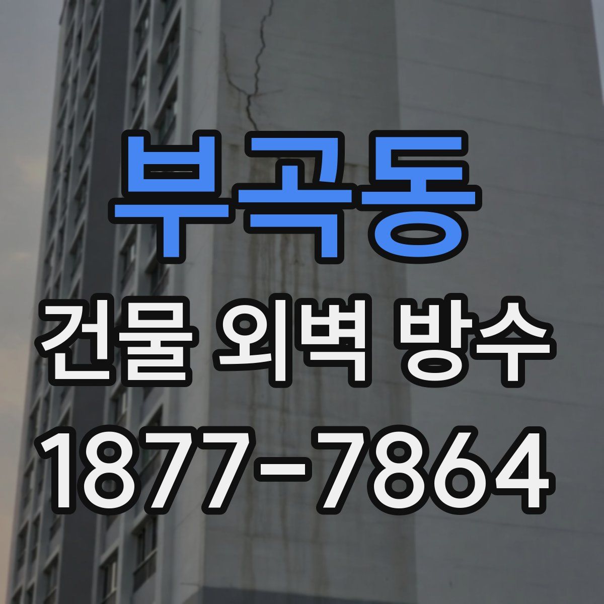 부곡동 건물 외벽 방수