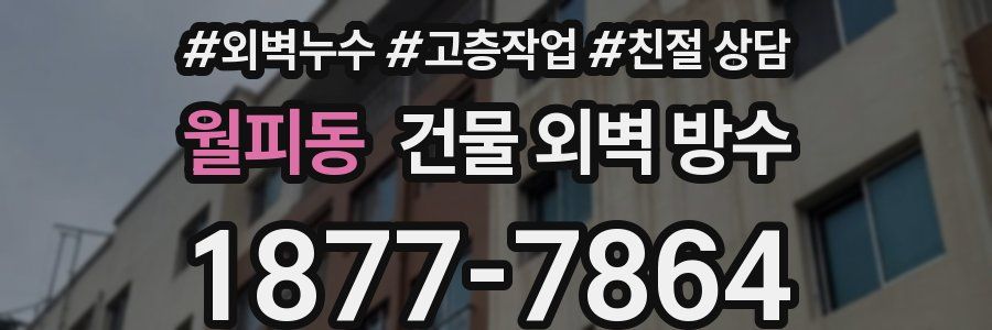 월피동 건물 외벽 방수