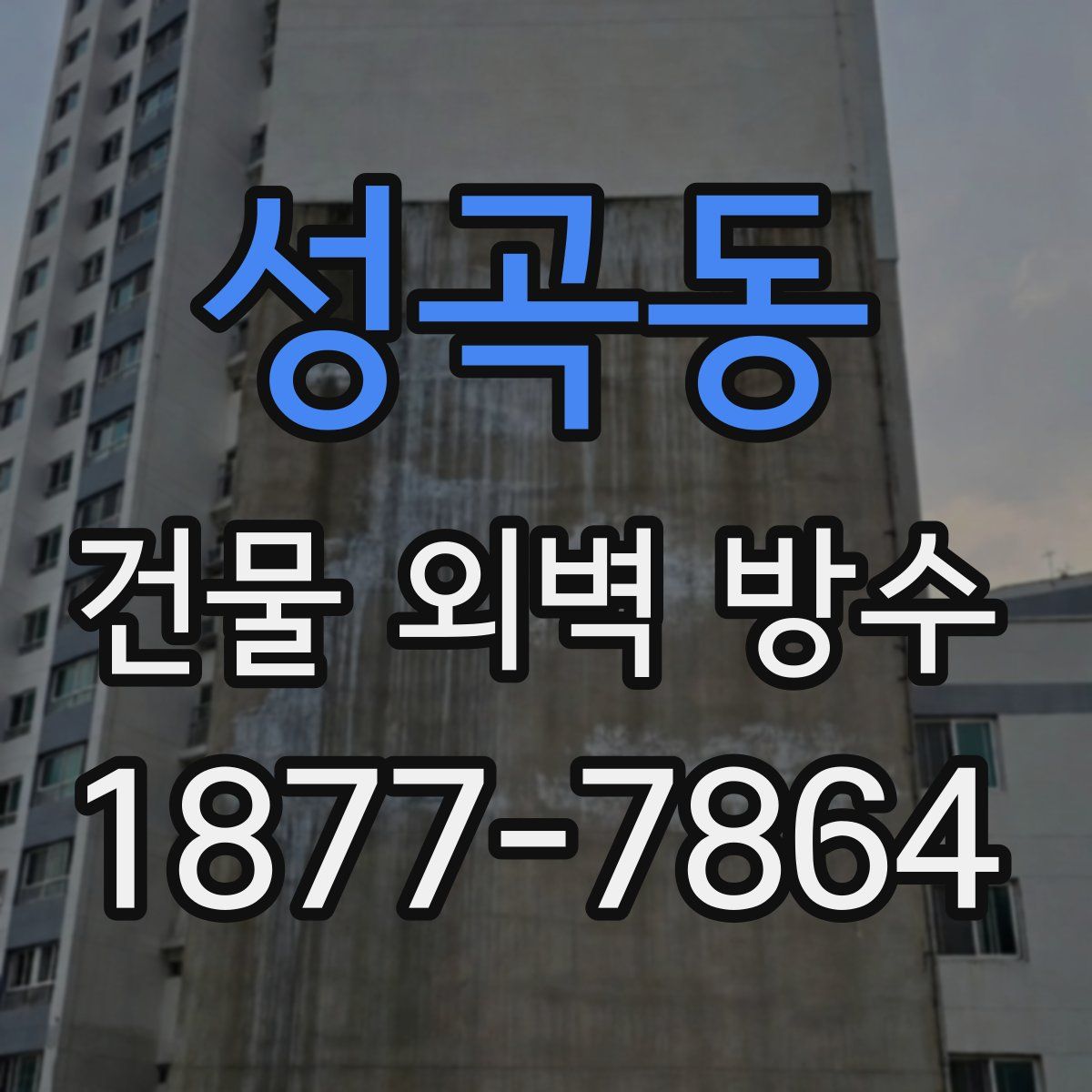 성곡동 건물 외벽 방수