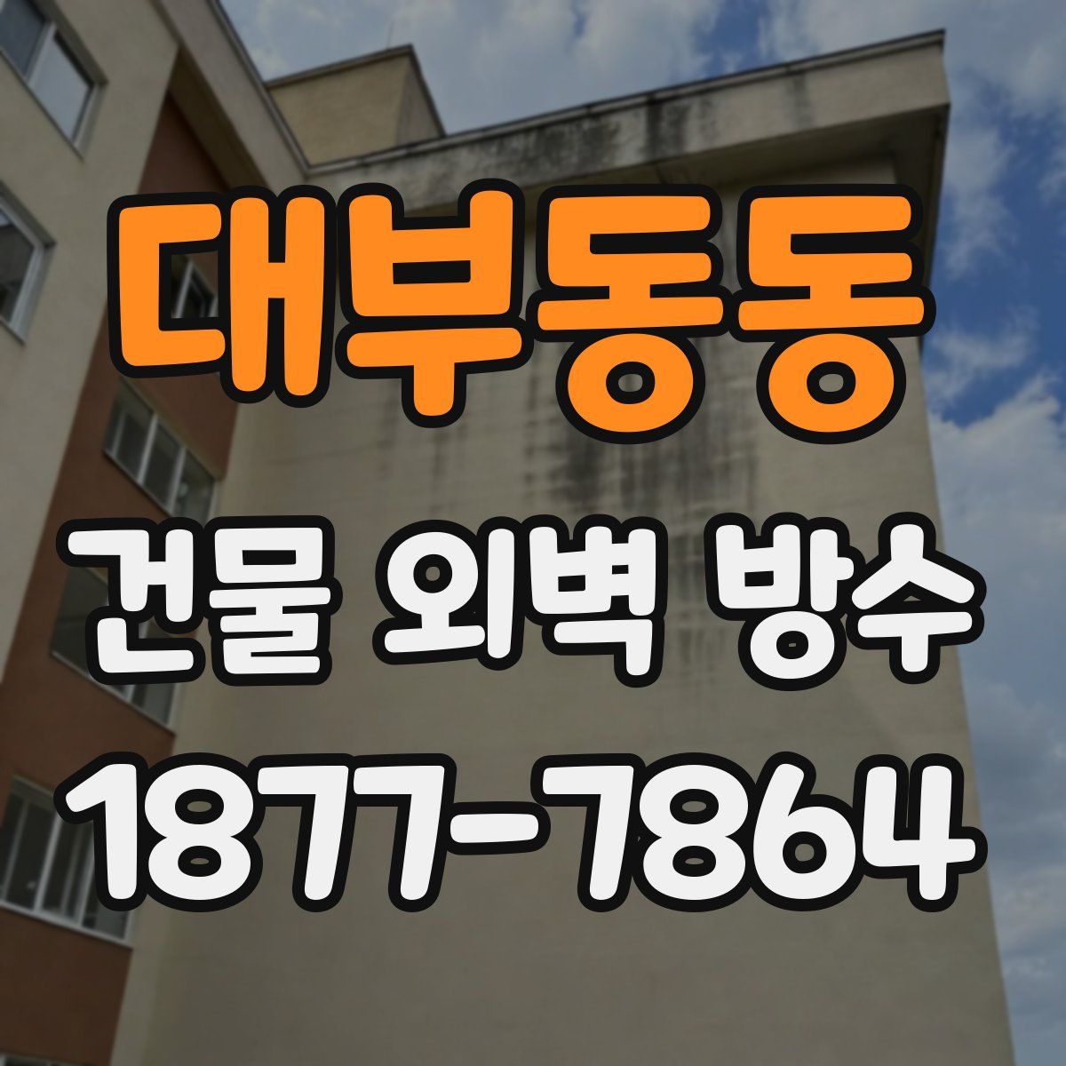 대부동동 건물 외벽 방수