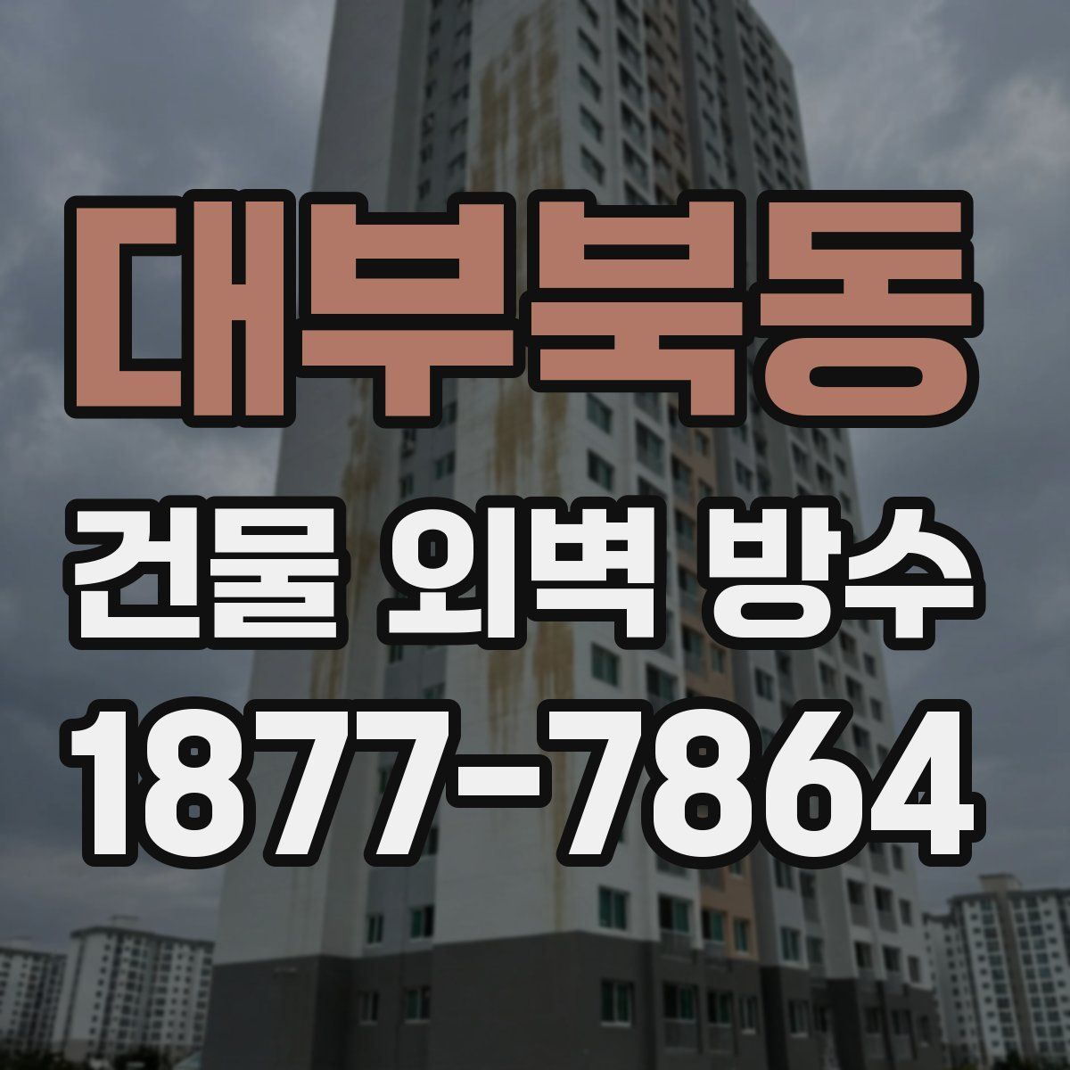 대부북동 건물 외벽 방수