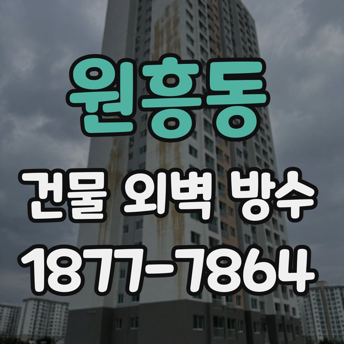 원흥동 건물 외벽 방수