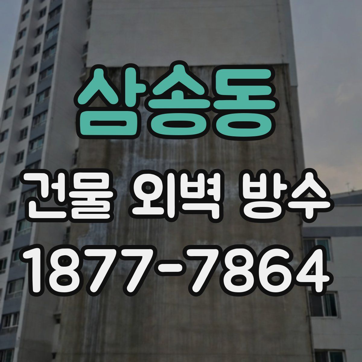 삼송동 건물 외벽 방수