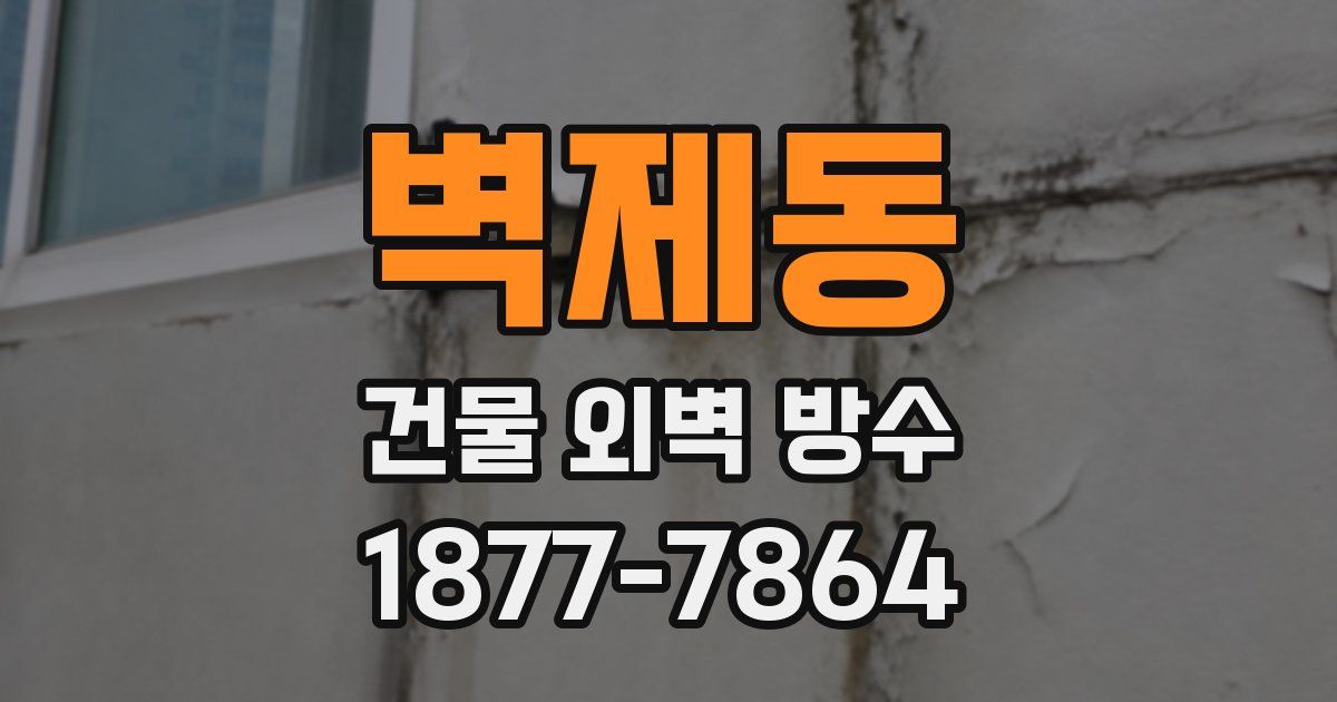 벽제동 건물 외벽 방수