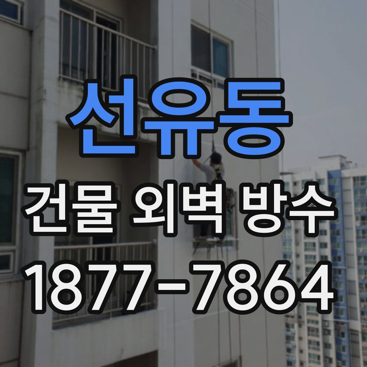 선유동 건물 외벽 방수