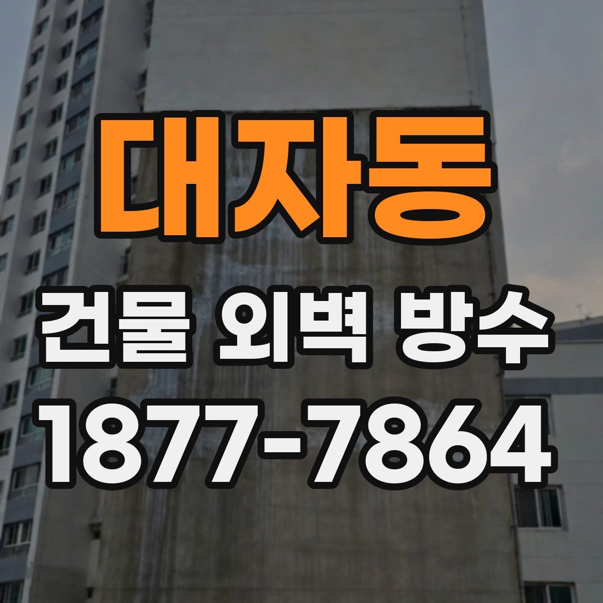 대자동 건물 외벽 방수