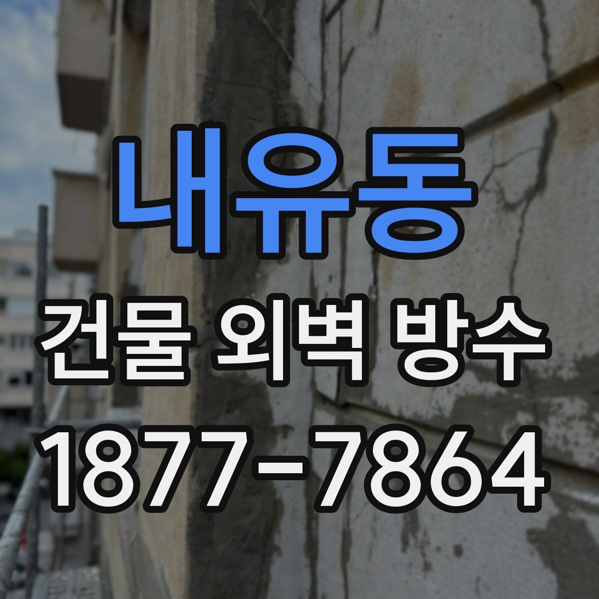 내유동 건물 외벽 방수
