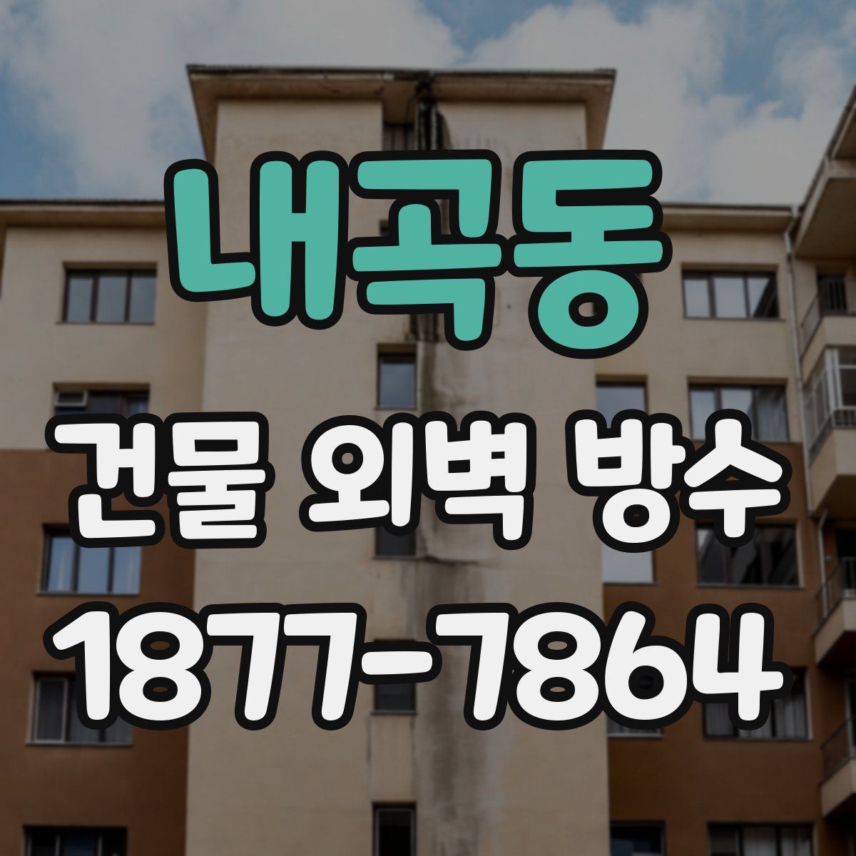 내곡동 건물 외벽 방수