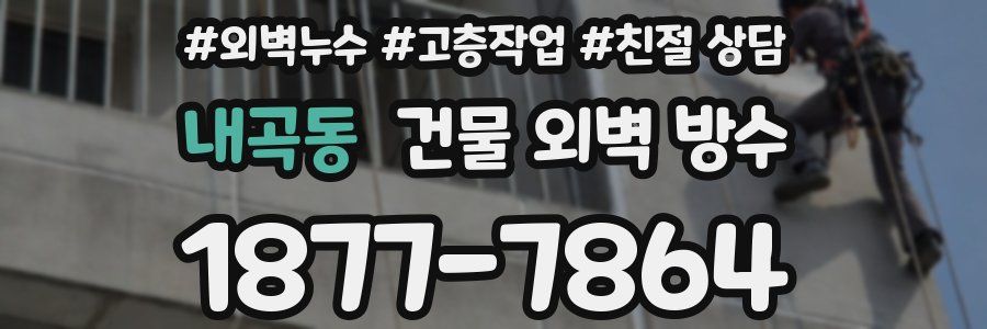 내곡동 건물 외벽 방수