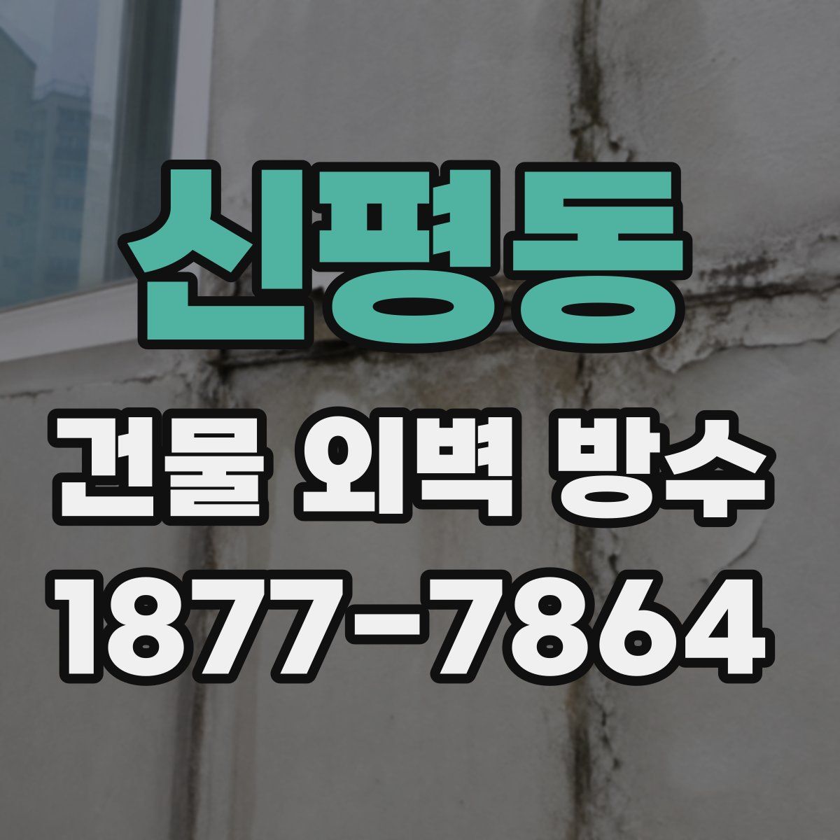 신평동 건물 외벽 방수