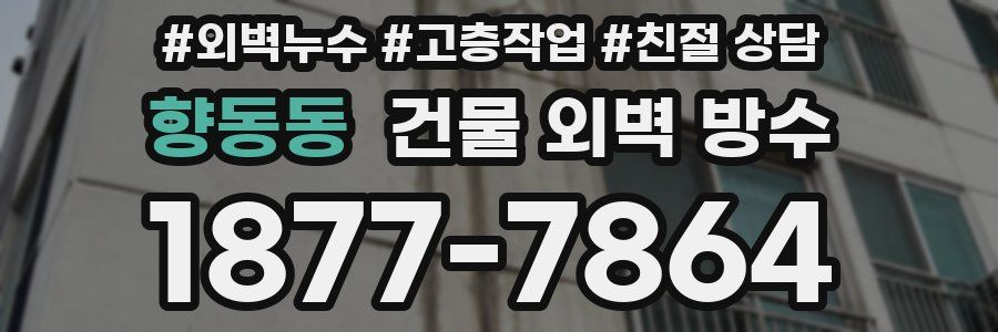 향동동 건물 외벽 방수