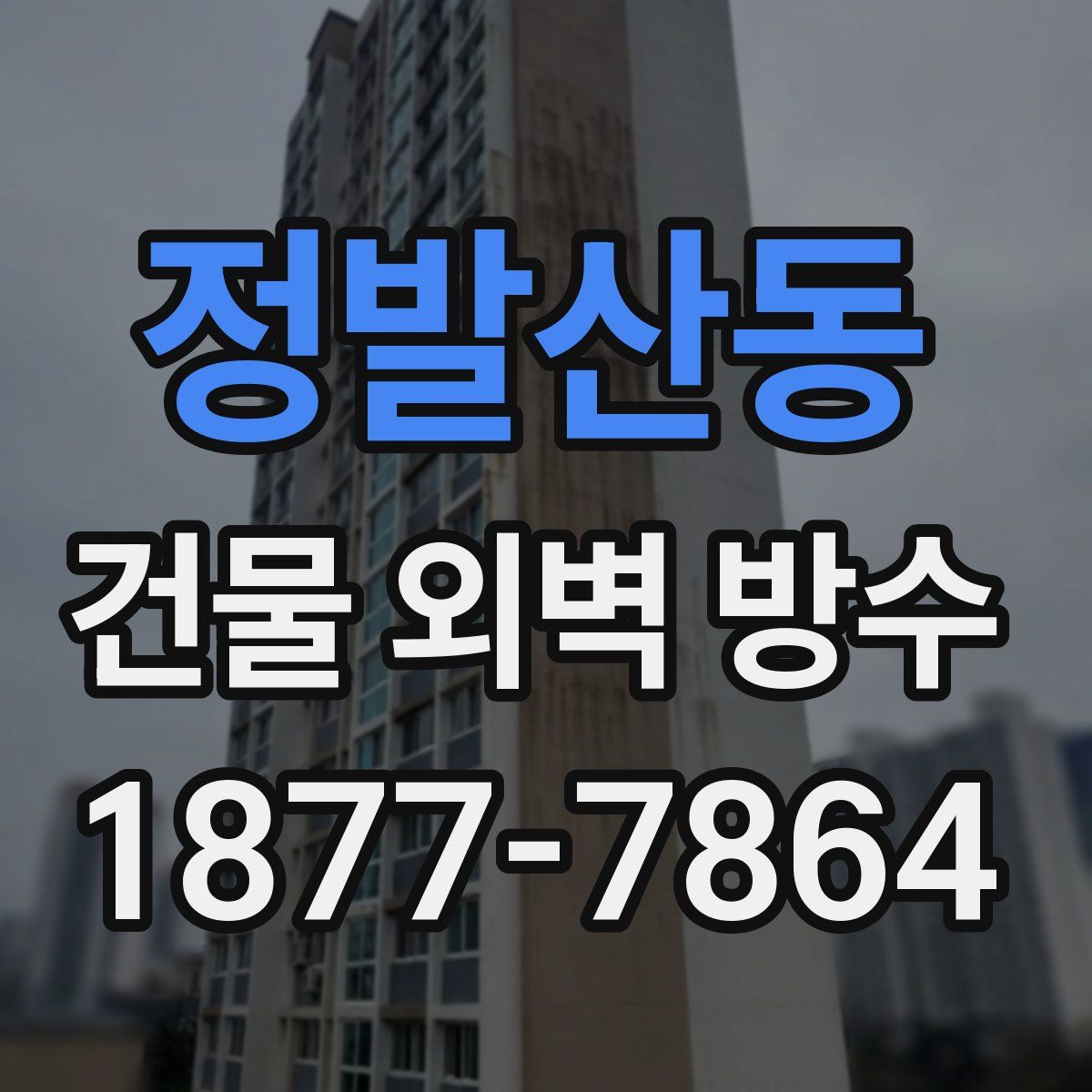 정발산동 건물 외벽 방수