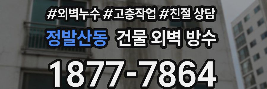 정발산동 건물 외벽 방수