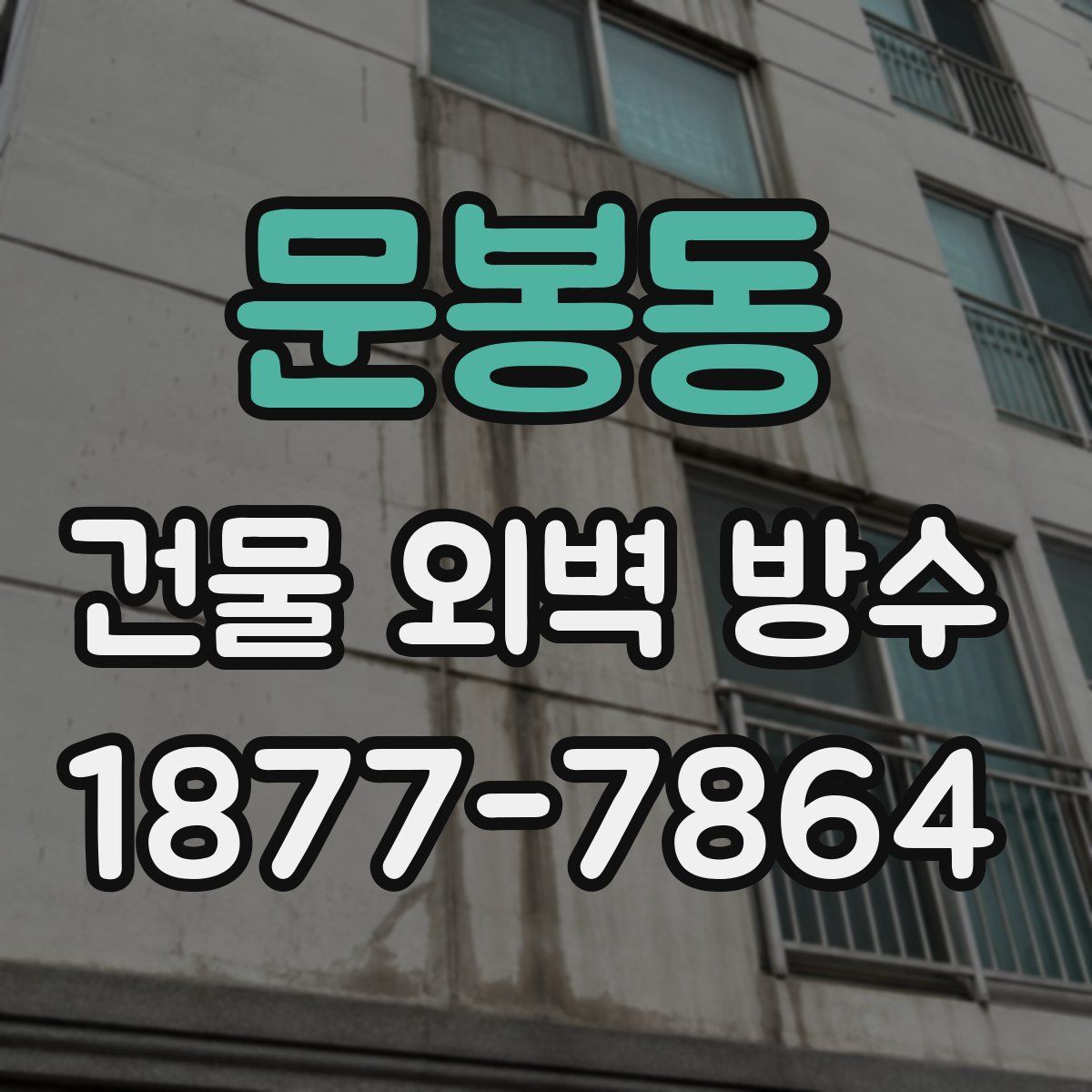 문봉동 건물 외벽 방수