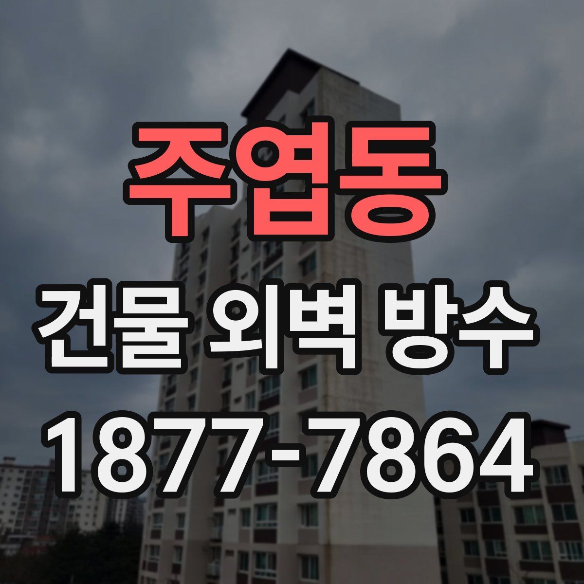 주엽동 건물 외벽 방수