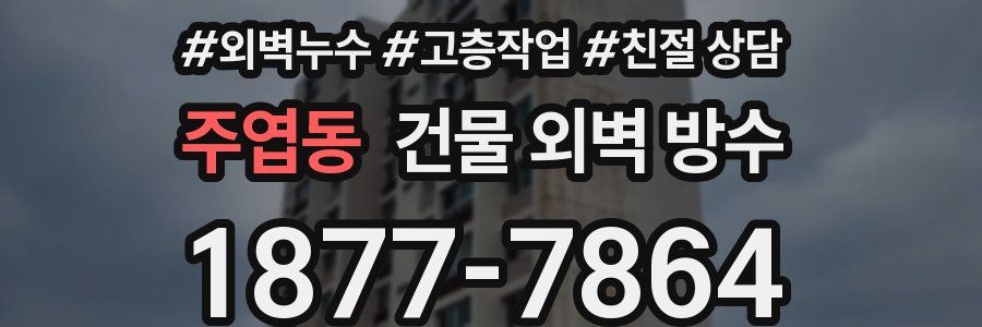 주엽동 건물 외벽 방수