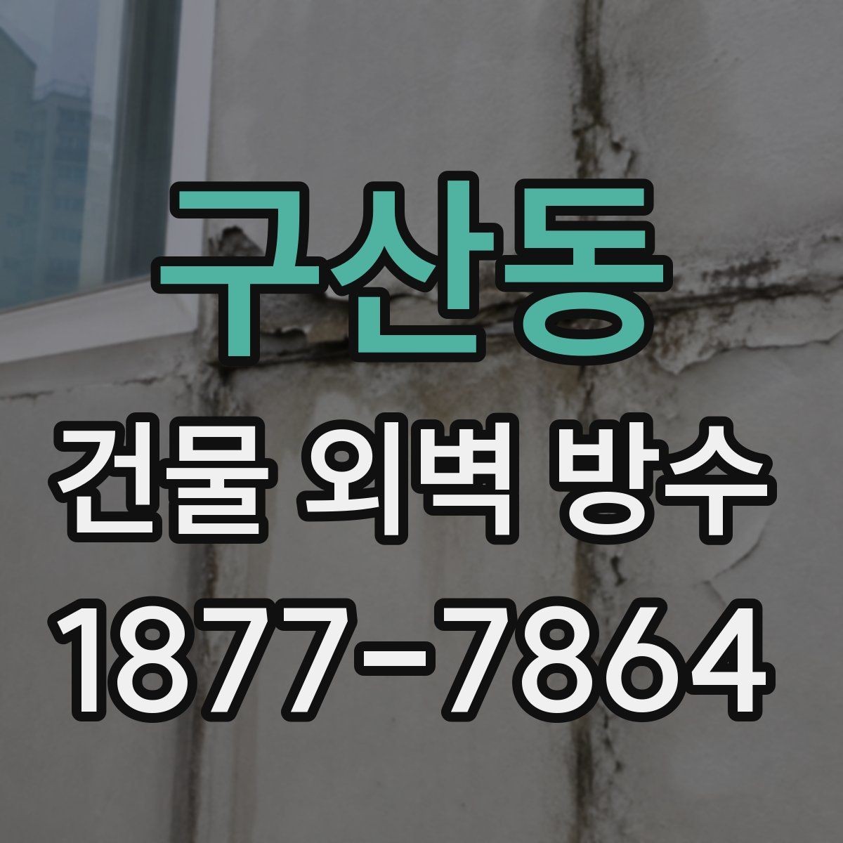 구산동 건물 외벽 방수 벽체 손상 정도에 따른 보수 선택