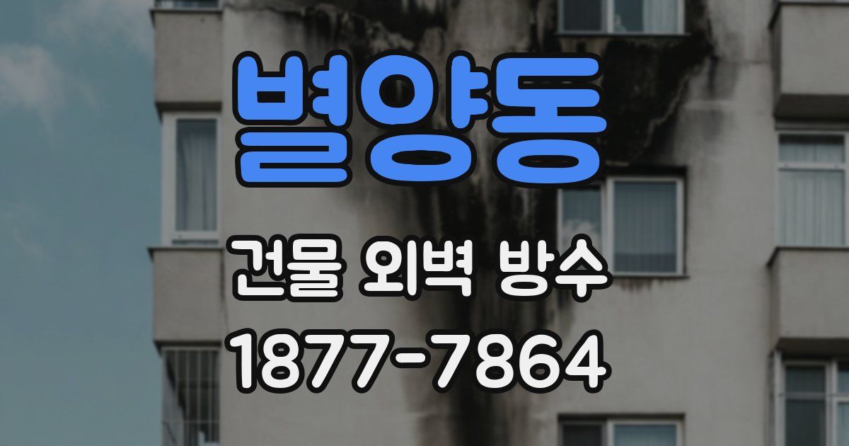 별양동 건물 외벽 방수