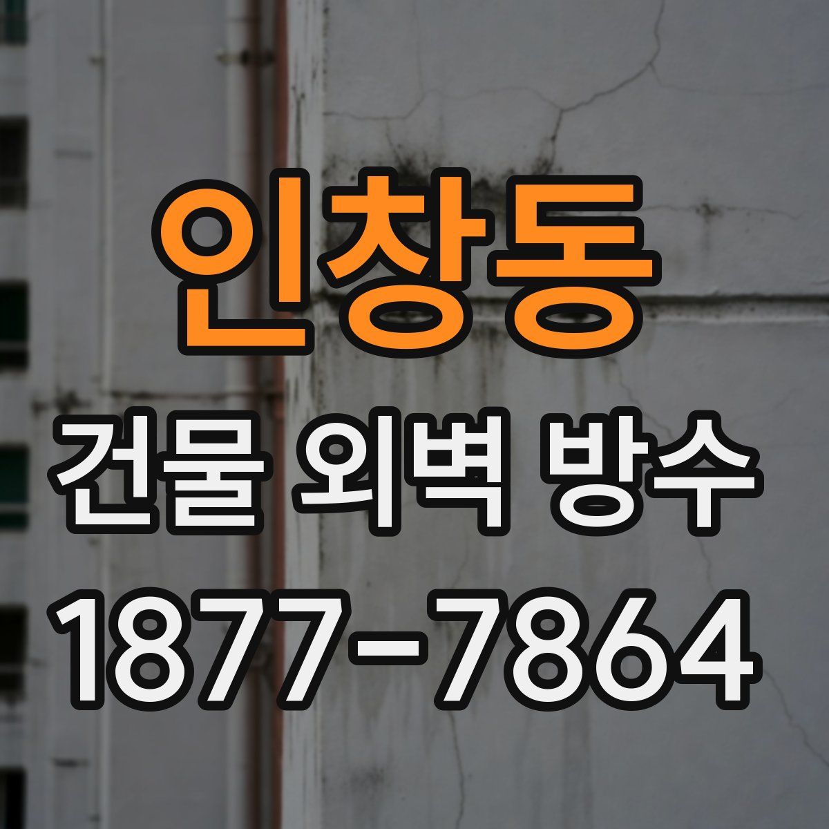 인창동 건물 외벽 방수