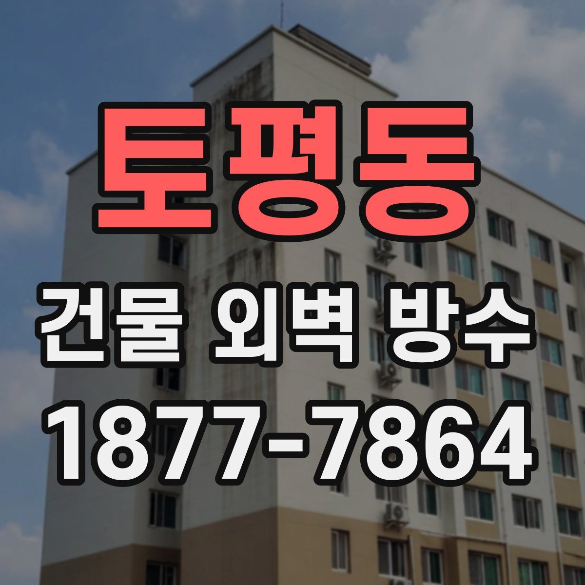 토평동 건물 외벽 방수