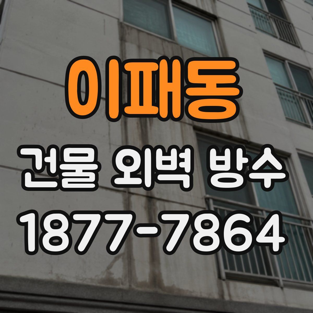 이패동 건물 외벽 방수