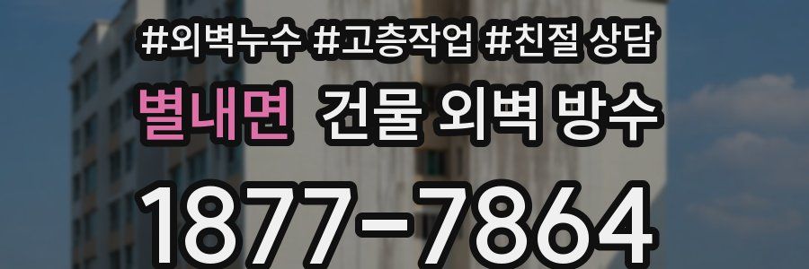 별내면 건물 외벽 방수