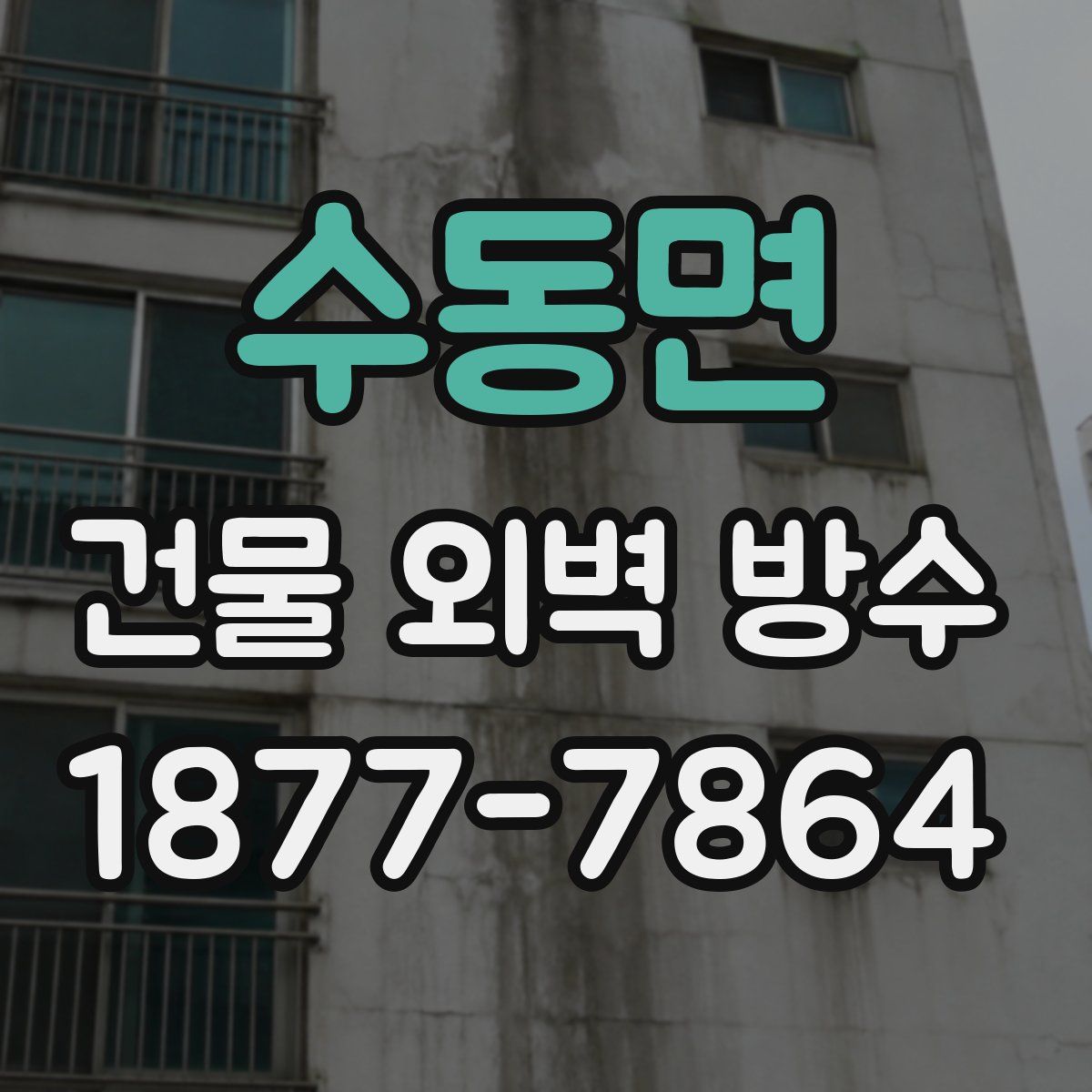 수동면 건물 외벽 방수