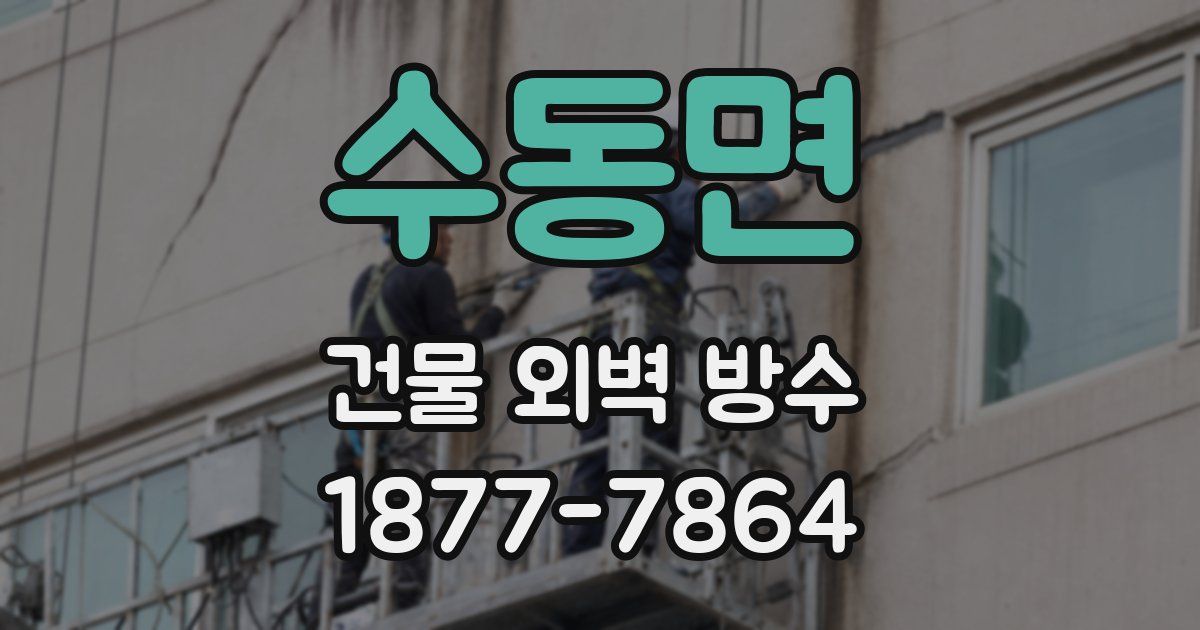 수동면 건물 외벽 방수