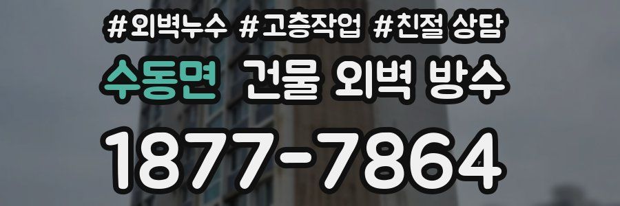 수동면 건물 외벽 방수