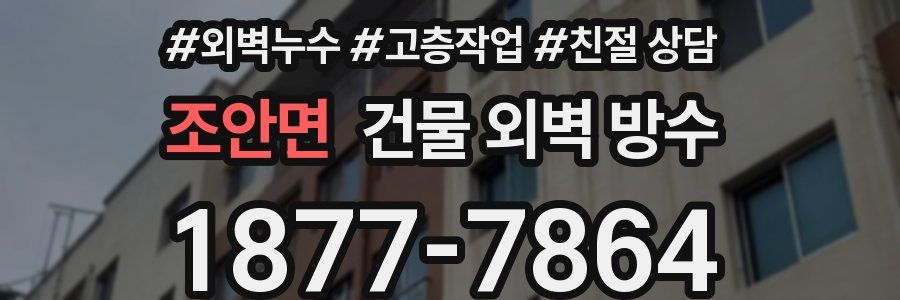 조안면 건물 외벽 방수