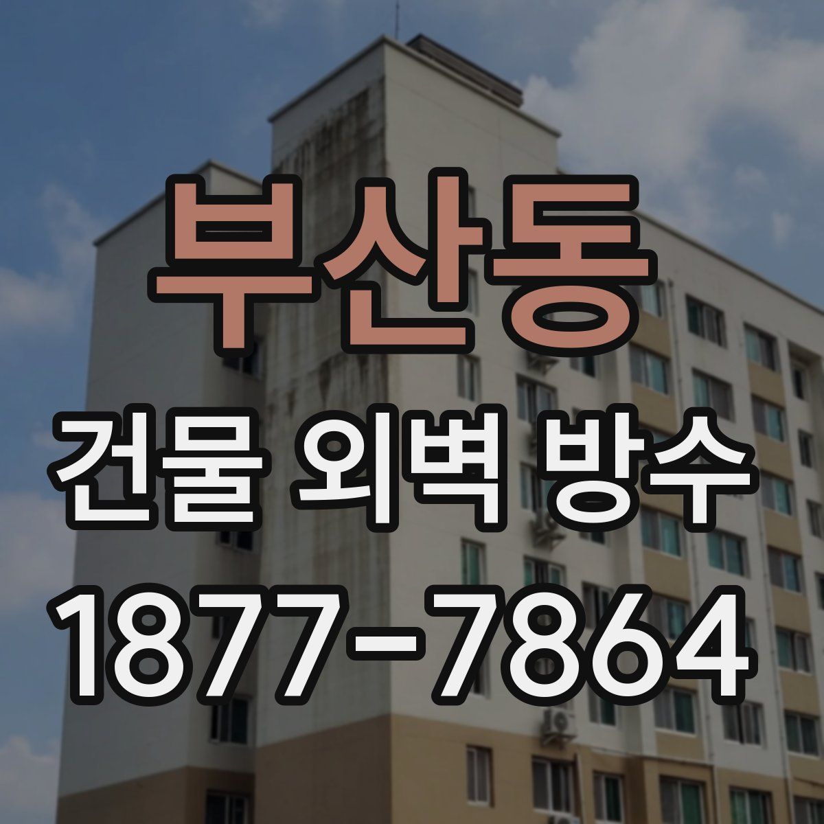 부산동 건물 외벽 방수
