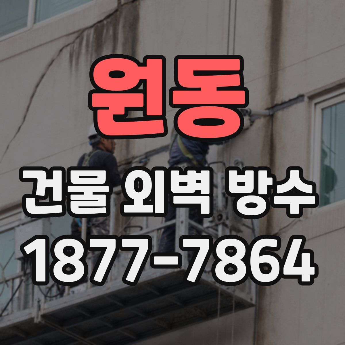 원동 건물 외벽 방수