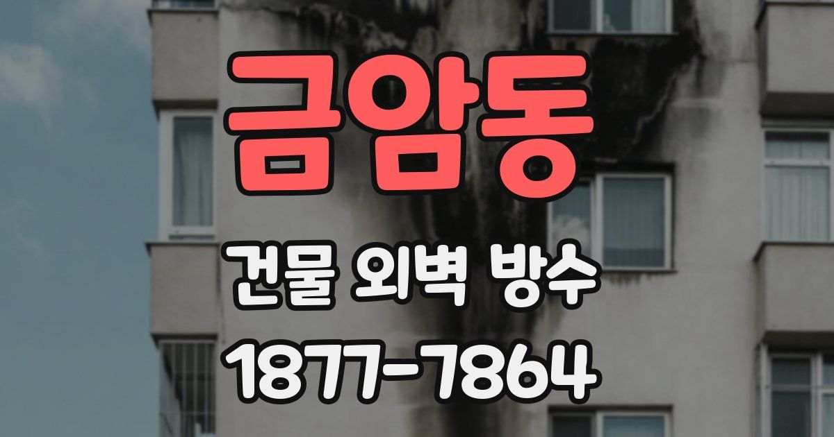 금암동 건물 외벽 방수