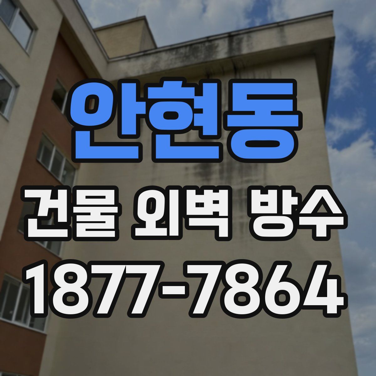 안현동 건물 외벽 방수