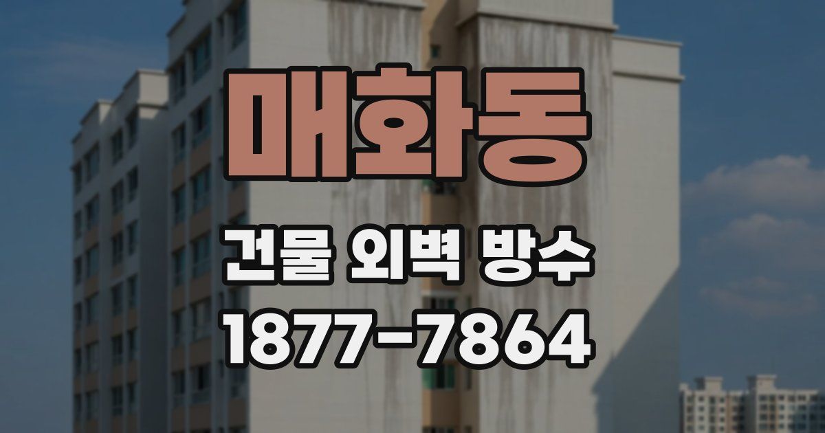 매화동 건물 외벽 방수