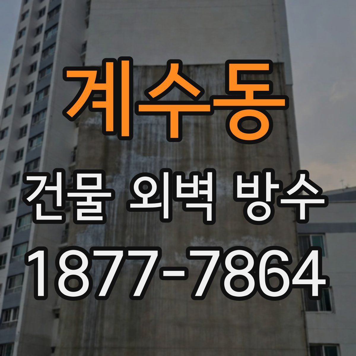계수동 건물 외벽 방수