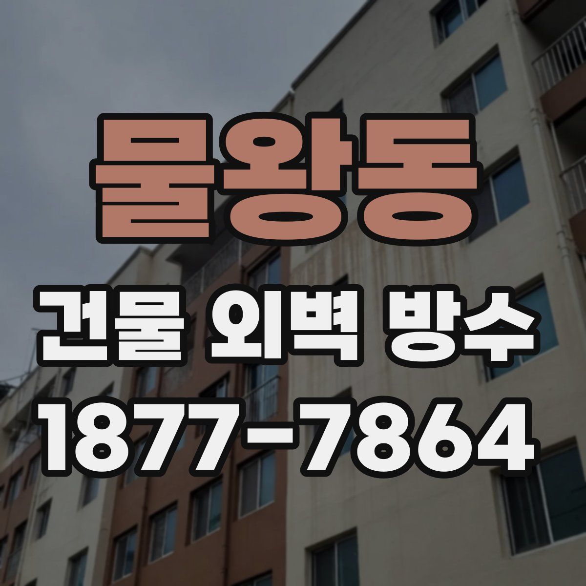 물왕동 건물 외벽 방수
