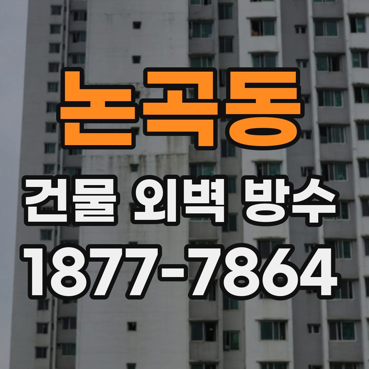 논곡동 건물 외벽 방수