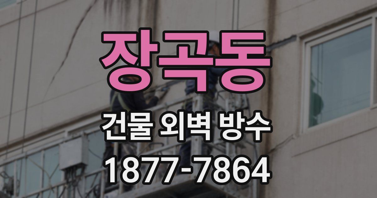 장곡동 건물 외벽 방수